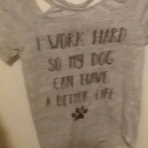 Gray shirt